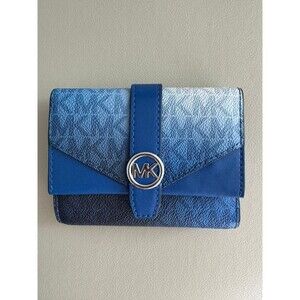 Michael Kors Greenwich medium blue ombre wallet